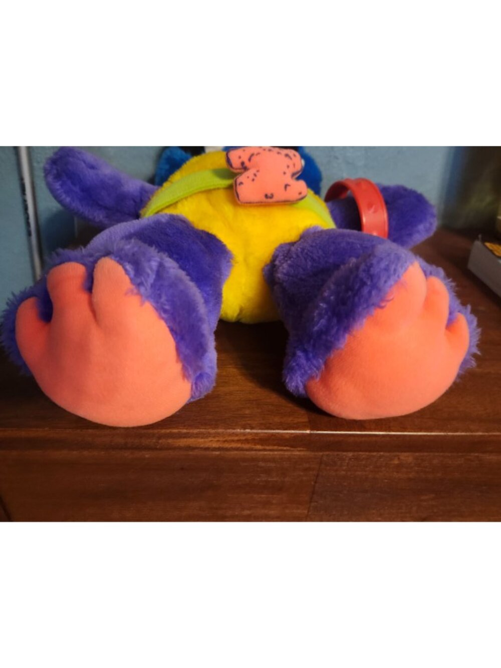 Vintage Plush 1986 Zugly Hug a Monster with Breakaway Chain by Marchon - Picture 8 of 10